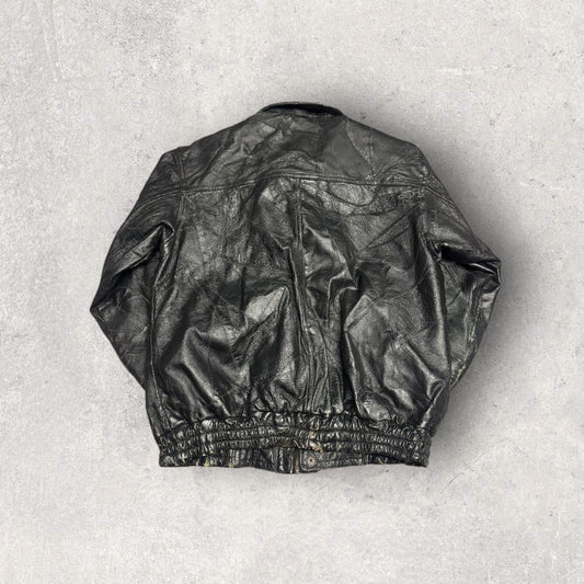 Vintage United States Department of The Army Leather Jacket- XL