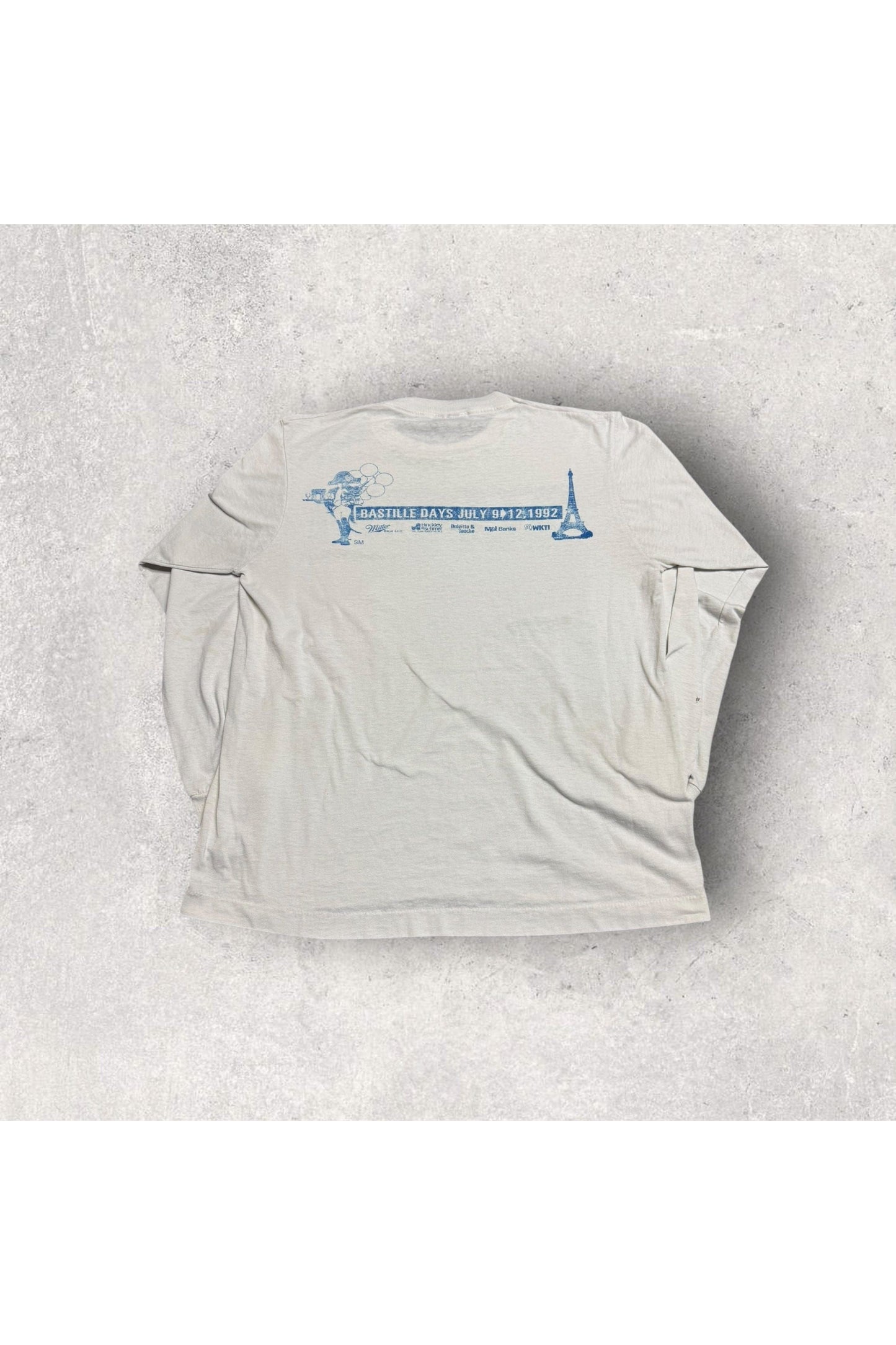 Vintage Best Screen Stars Storm The Bastille 1992 Evening Run/Walk Milwaukee Long Sleeve- L