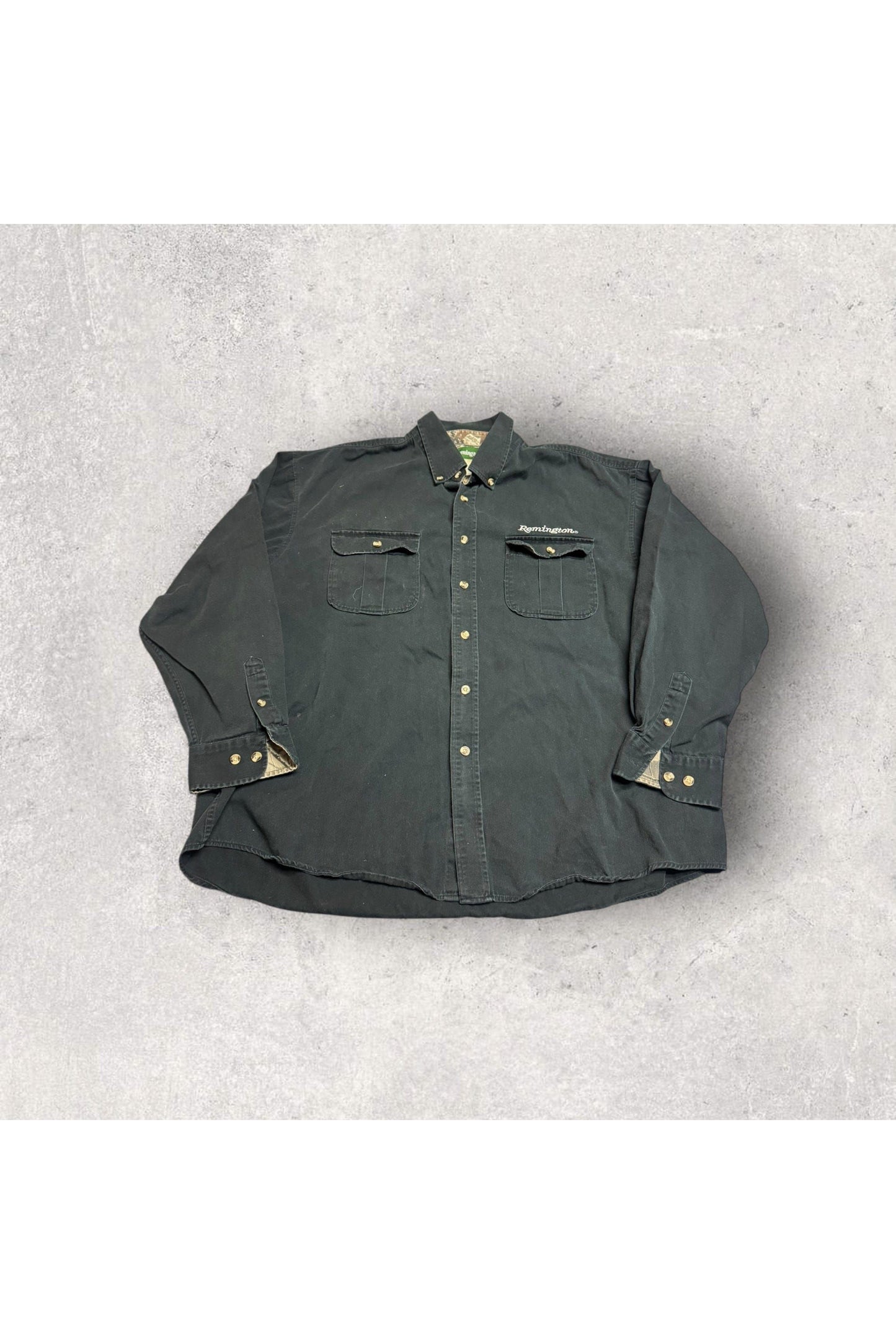 Vintage Remington Long Sleeve Button Up- XXL