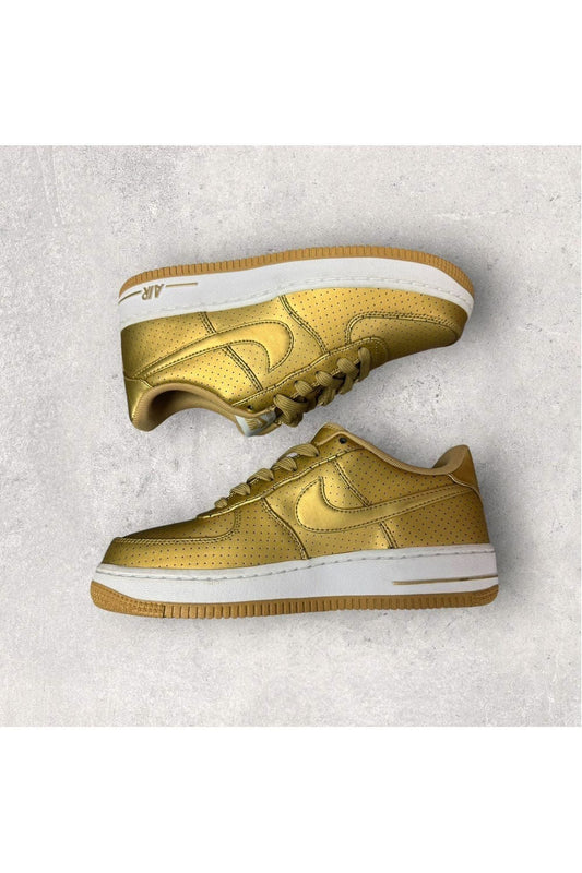 Nike Air Force 1 Low LV8 GS 'Gold'- SZ 5Y