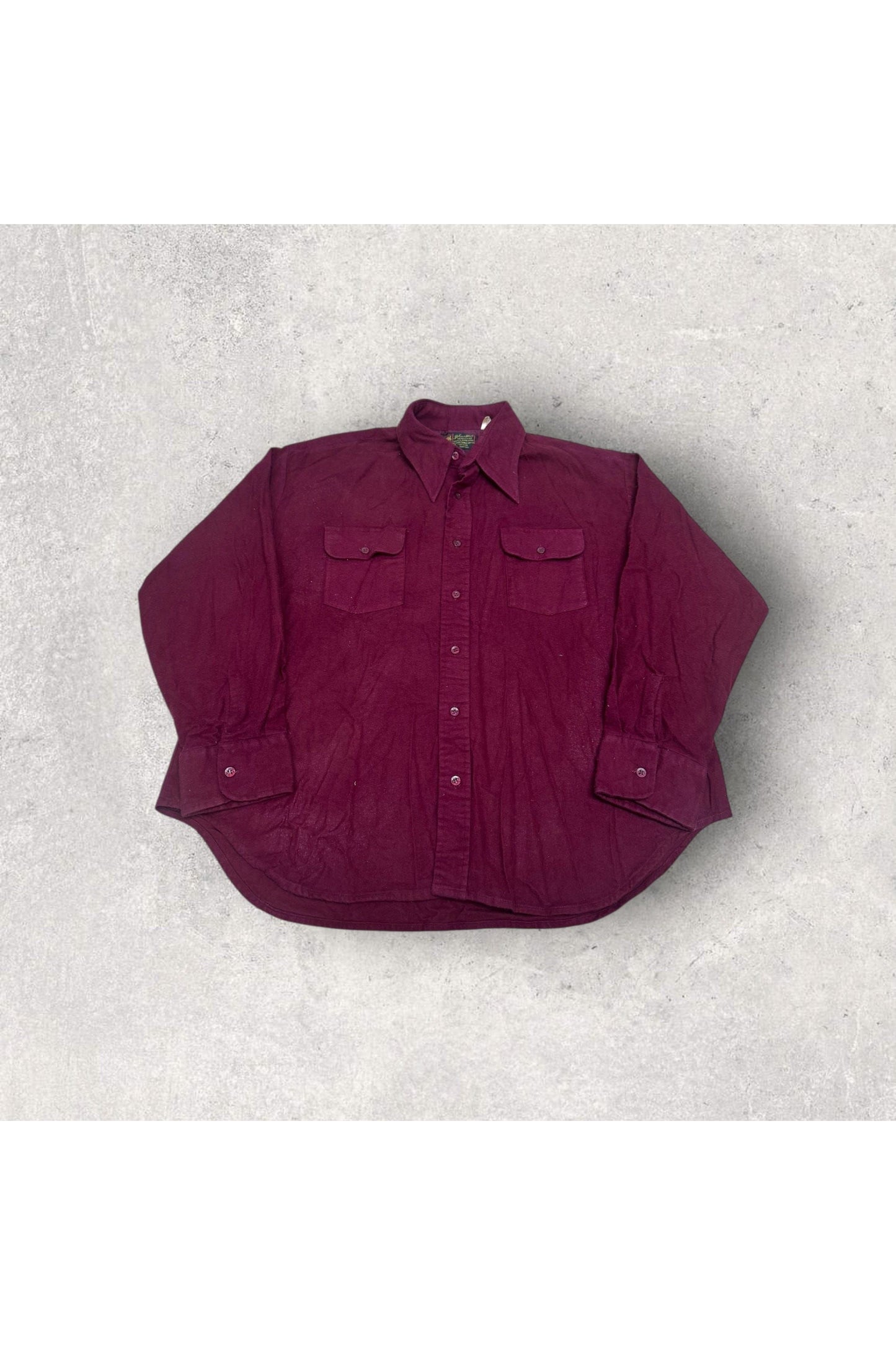 Vintage John Blair Menswear 100% Cotton Long Sleeve Button Up- XXL