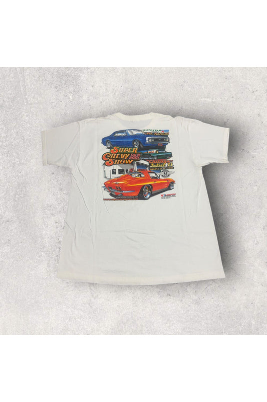 Vintage 2001 Super Chevy Show Tour Joliet, IL Car Tee- XL