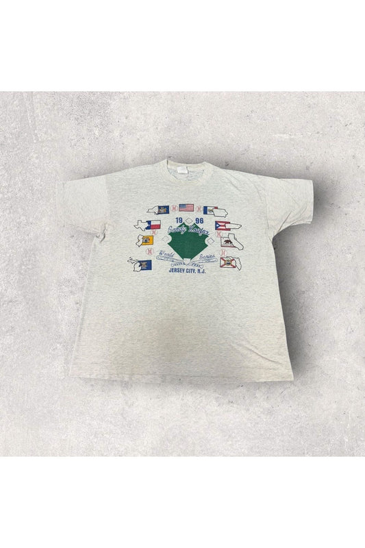 Vintage 1996 Sandy Koufax World Series Baseball Tee- XL