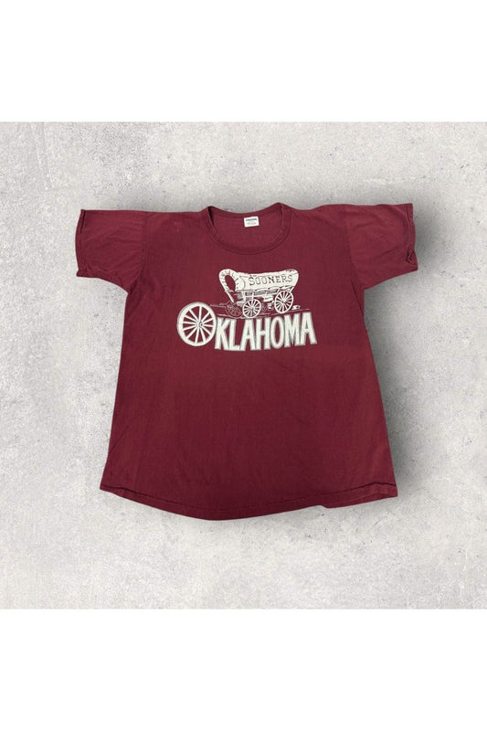 Vintage Single Stitch Made In USA Starter Oklahoma Sooners Tee- XL