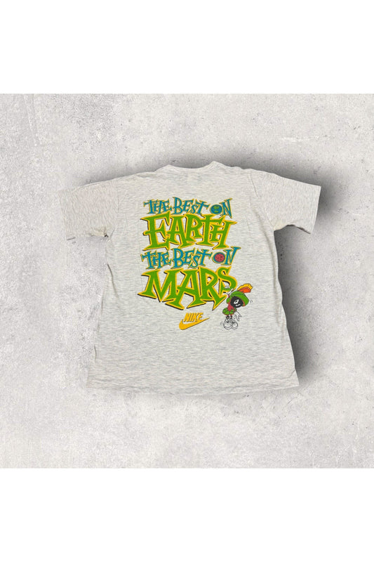 Vintage Nike Made In USA 1993 Space Jam The Best on Earth The Best on Mars Movie Promo Tee- M