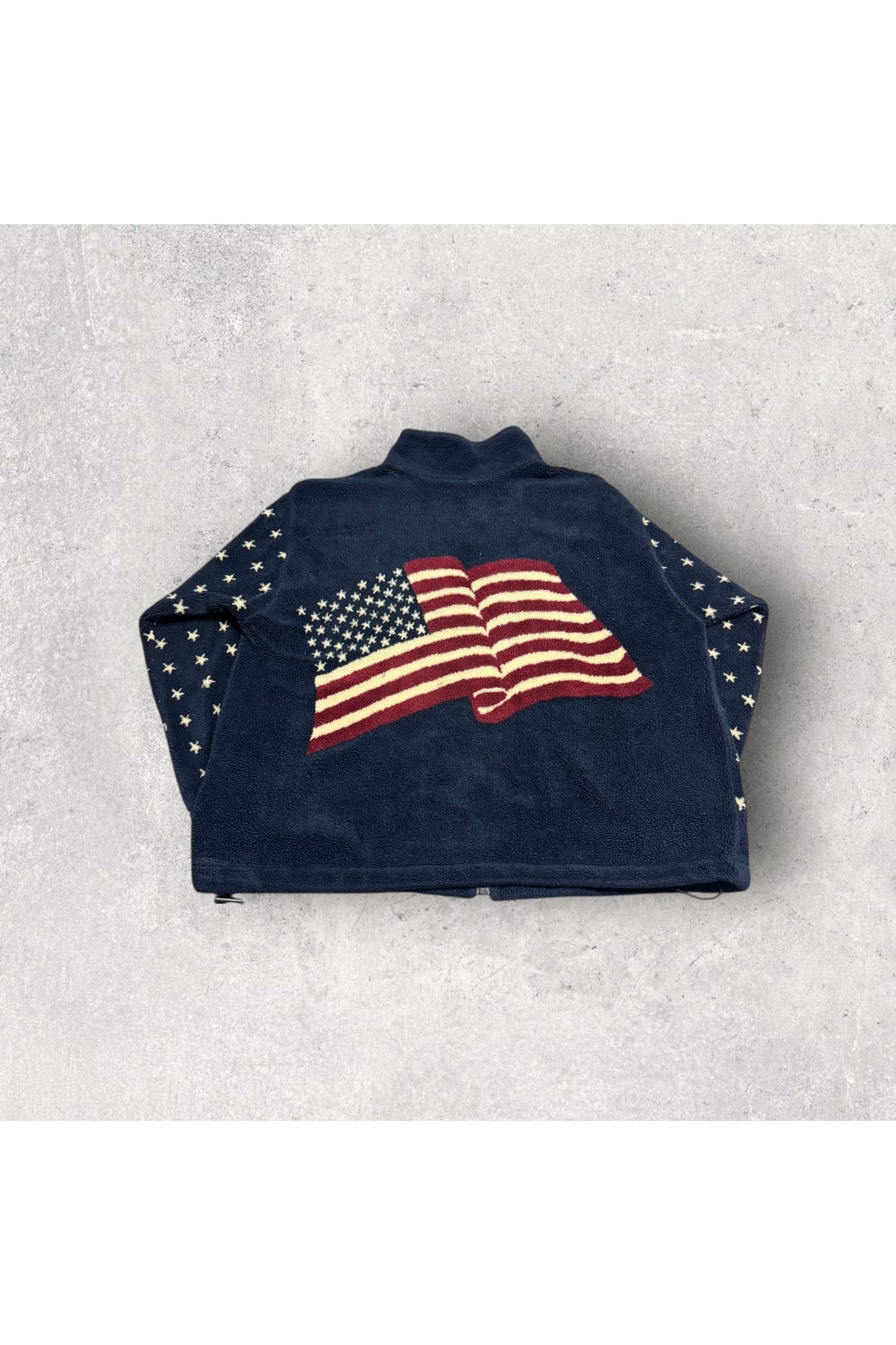 Vintage Made In USA White Mountain Outdoor Gear USA Full Zip Fleece- XL