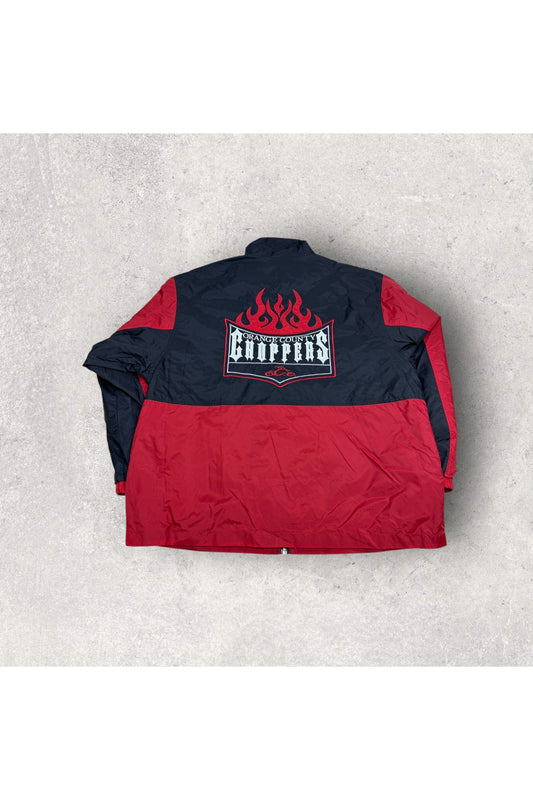 Vintage Y2K Orange County Choppers Full Zip Windbreaker- L