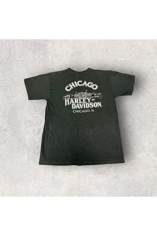 Vintage 2002 Chicago Harley-Davidson Tee- L