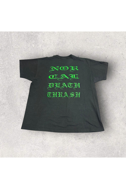 Vintage Shrine of Scars Violence Is The Answer Nor Cal Death Thrash Band Tee- XL