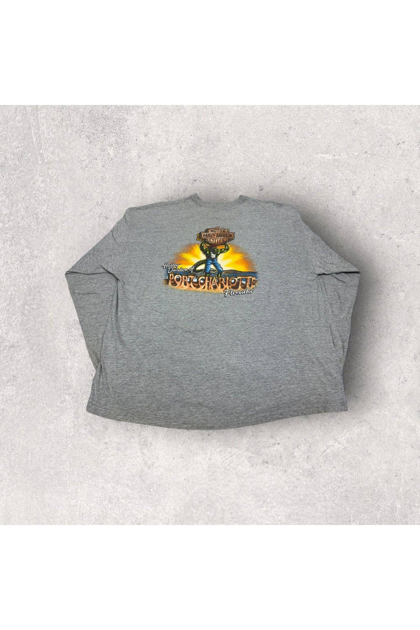 Vintage 2005 Port Charlotte Harley-Davidson Long Sleeve- 3XL