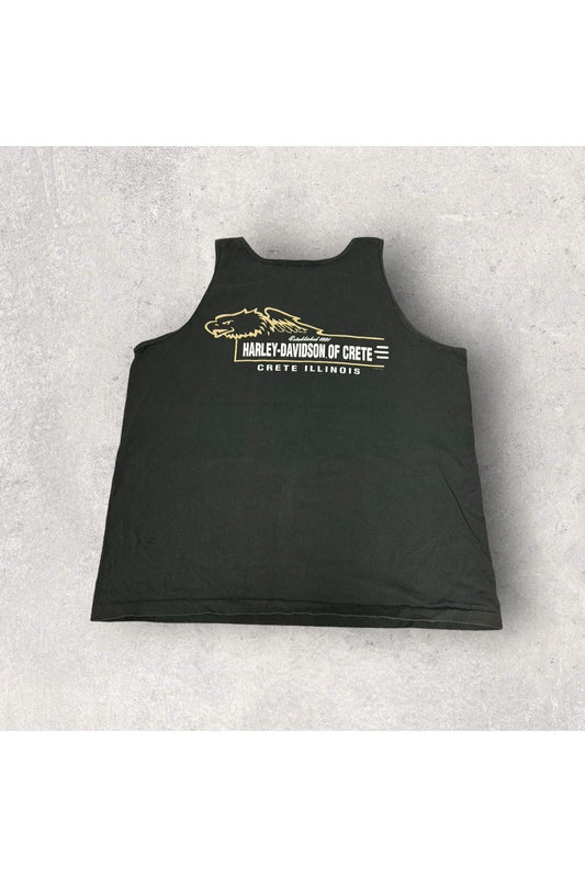 Vintage 1998 Harley-Davidson Crete Illinois Tank- XXL