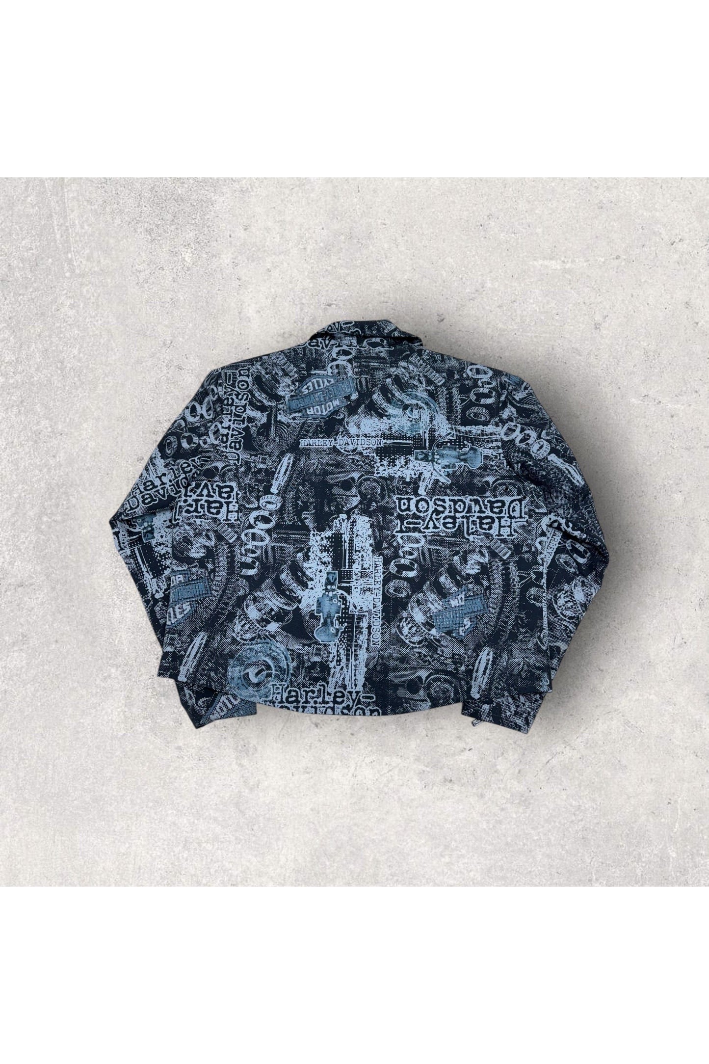 Harley-Davidson Women's All Over Print Light Biker Jacket- XL