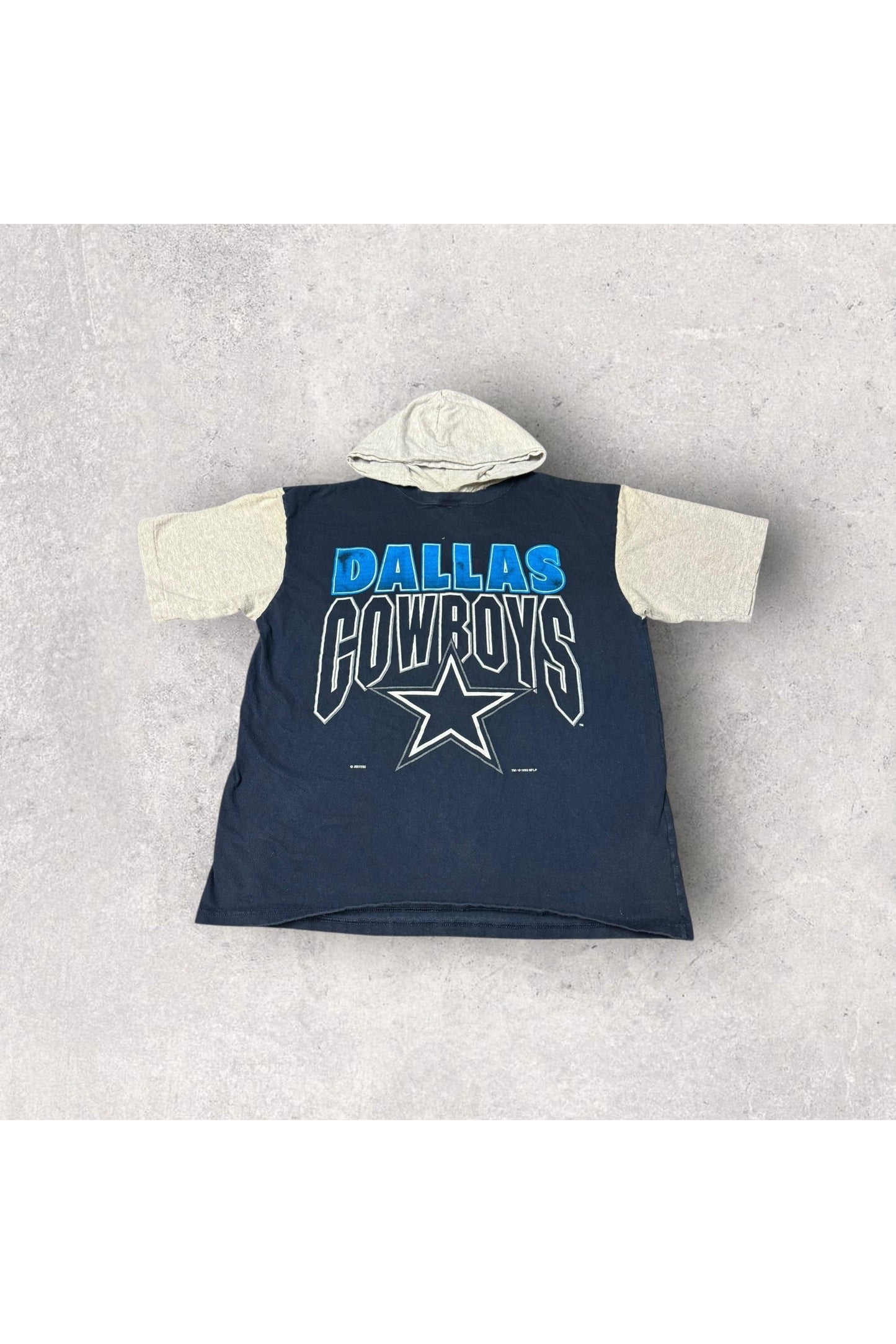 Vintage Jostens Made In USA 1993 Dallas Cowboys Hooded Tee- L