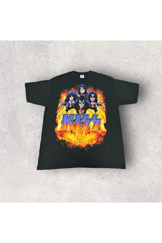 Vintage ANVIL 2004 KISS Alive! Rock The Nation World Tour Tee- XL