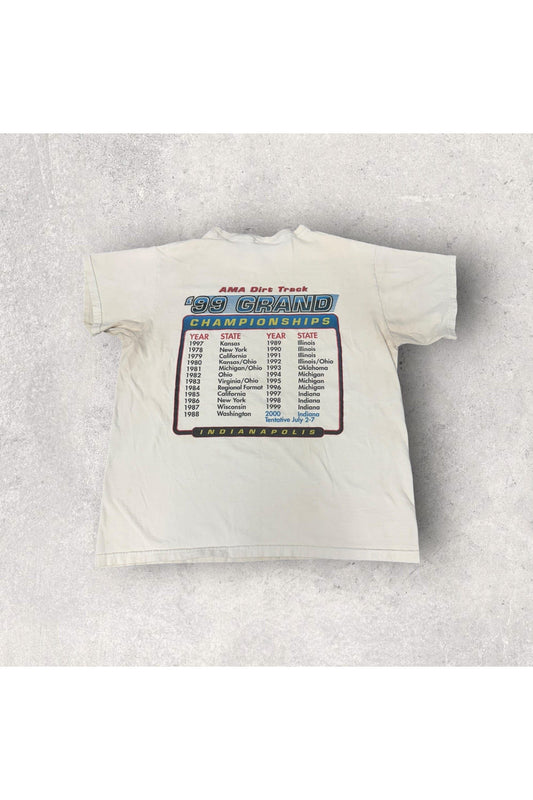 Vintage 1999 AMA Dirt Track Grand Championships Motocross Racing Tee- M