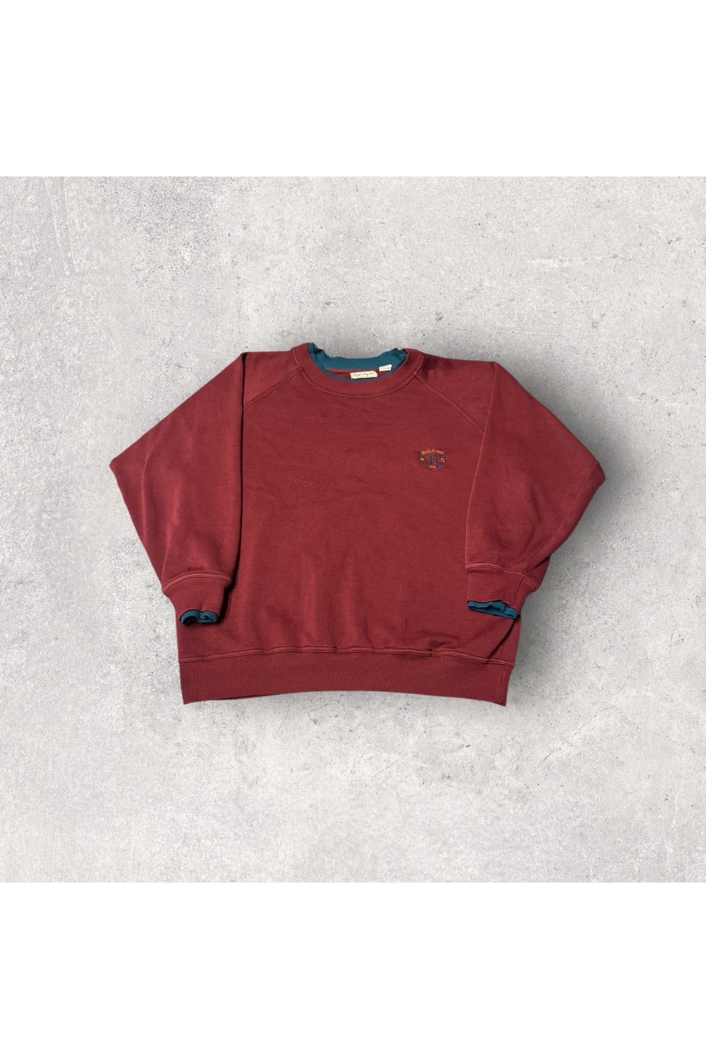 Vintage 90s Bugle Boy Co. Embroidered Crewneck- M