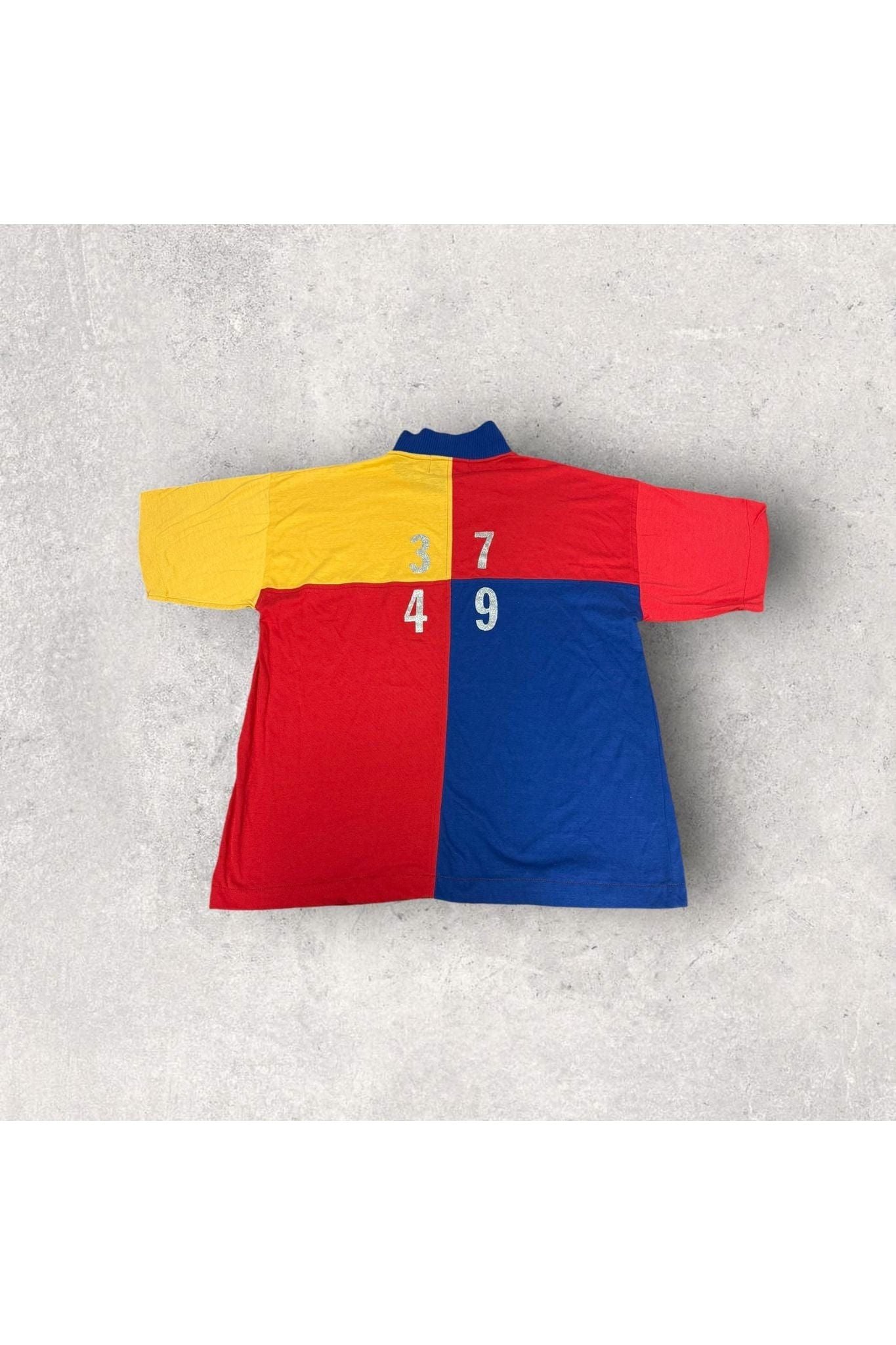 Vintage Z City Code 1/4 Zip Pullover Polo- L