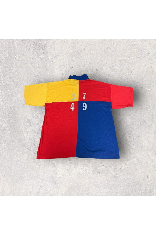 Vintage Z City Code 1/4 Zip Pullover Polo- L