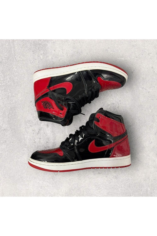 Jordan 1 Retro High OG PATENT BRED- SZ 8.5