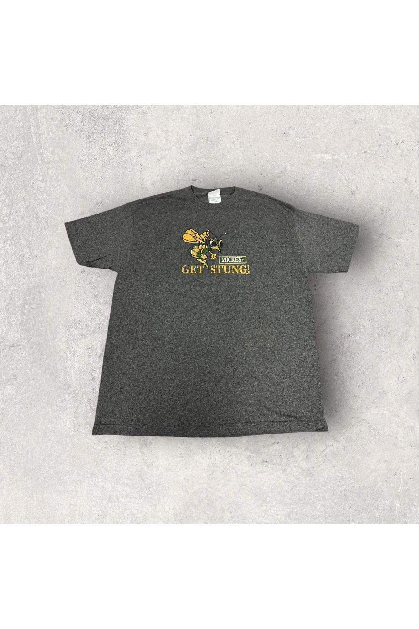 Vintage 2004 Mickey's Get Stung! Promo Tee- XL