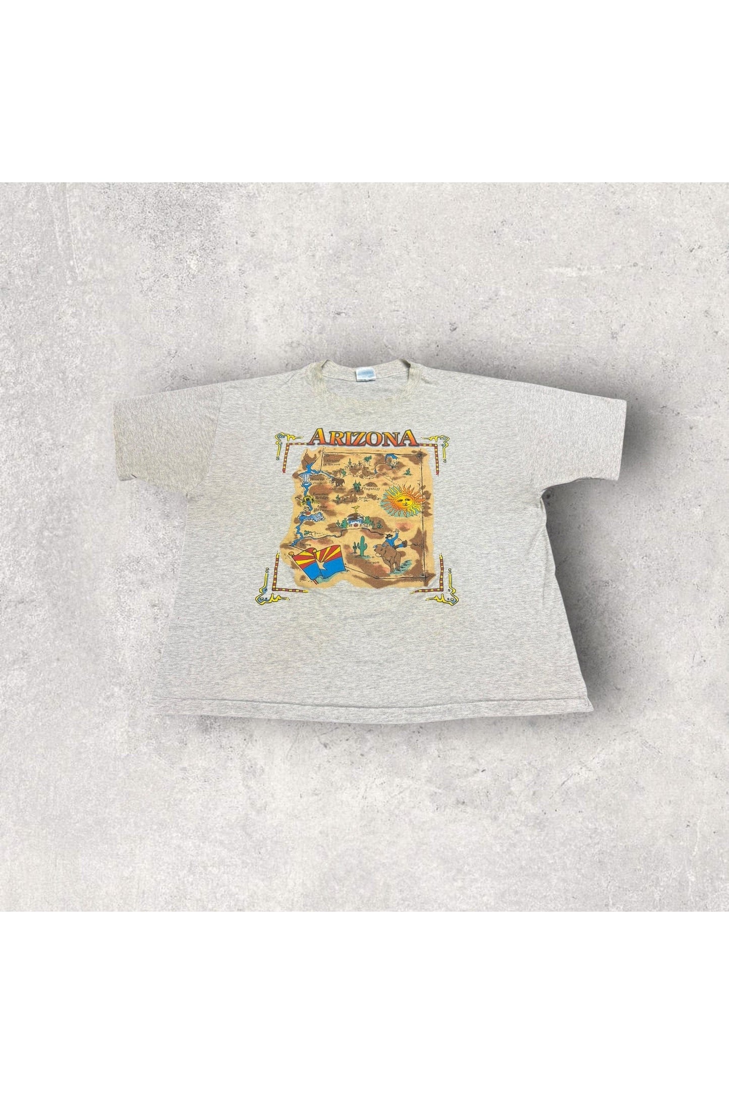 Vintage Single Stitch Arizona Travel Tee- XL