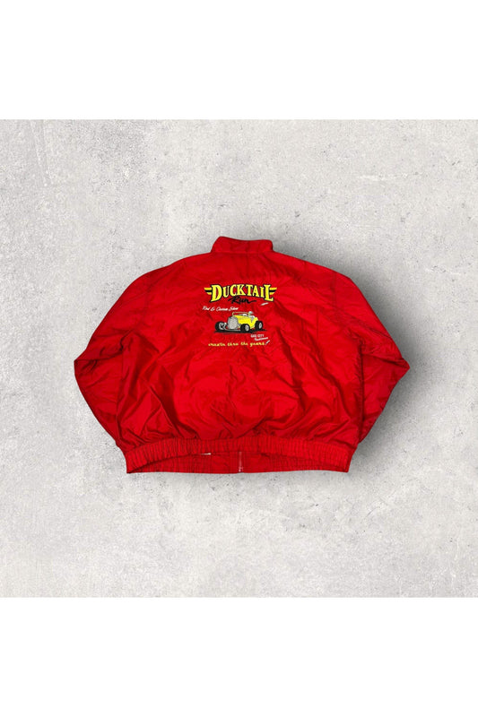 Vintage Holloway Duck Tale Run Rod & Custom Show Embroidered Jacket- XL