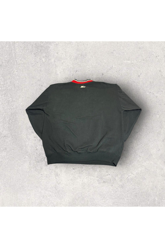Vintage 90s Starter Chicago Bulls Embroidered Crewneck- M (Fits L/XL)