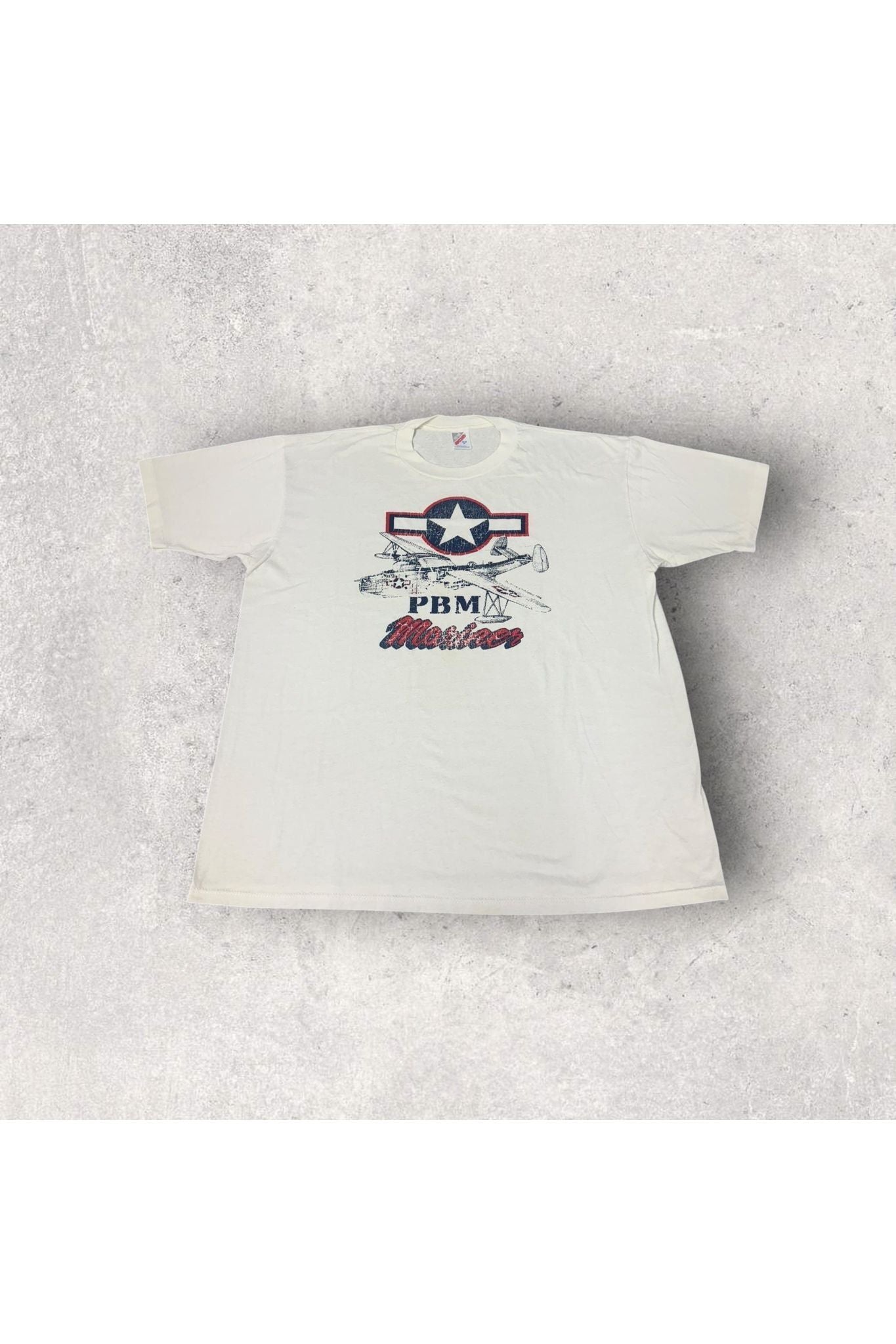 Vintage Jerzees PBM Mariner Single Stitch Tee- XL