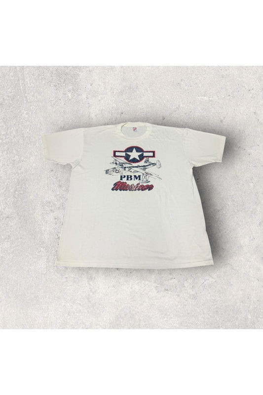 Vintage Jerzees PBM Mariner Single Stitch Tee- XL