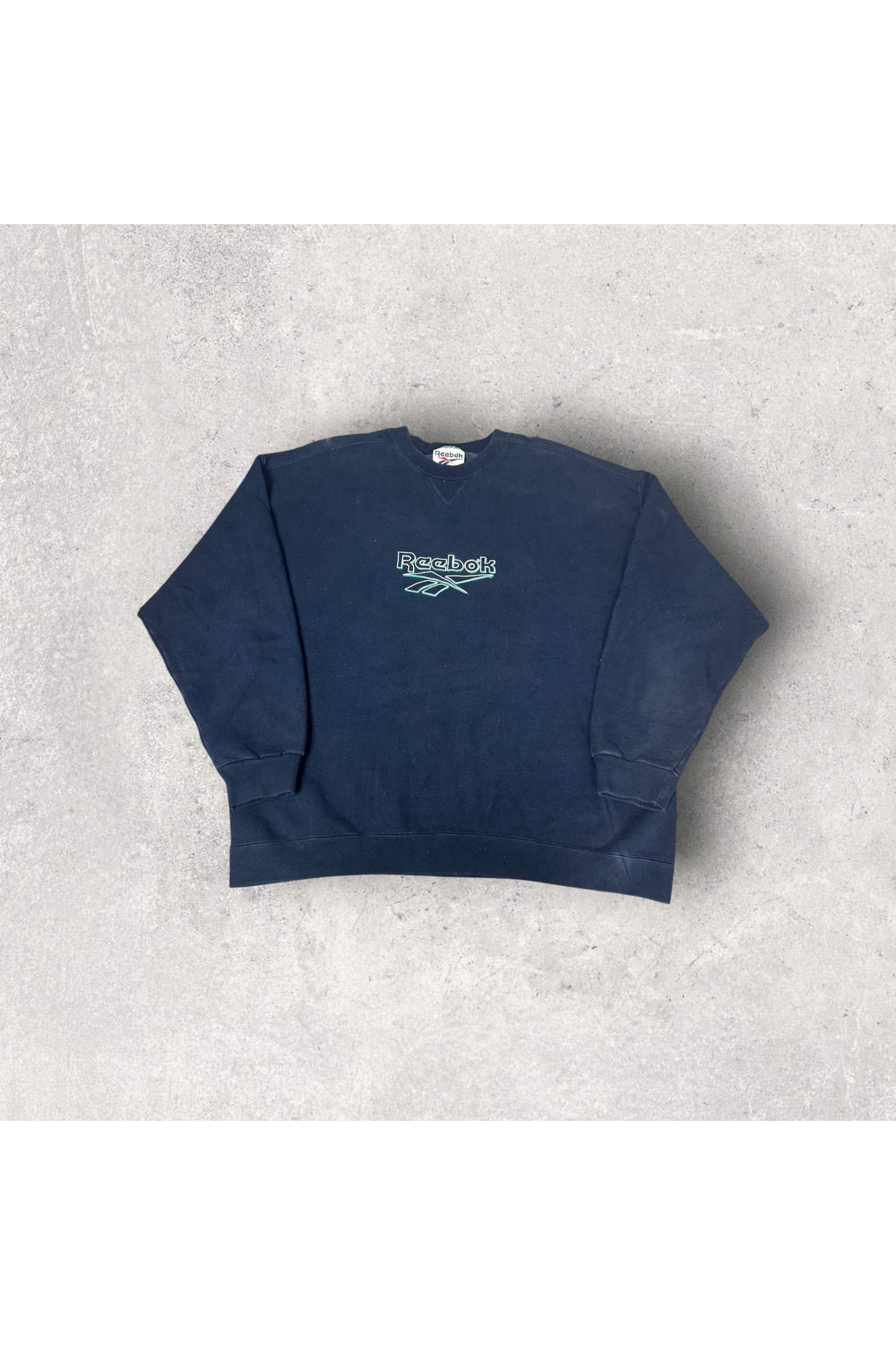 Vintage Made In USA Reebok Embroidered Crewneck- M