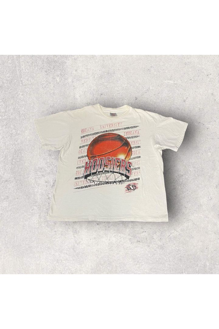 Vintage Oneita Single Stitch Indiana University Hoosiers Basketball Tee- XL