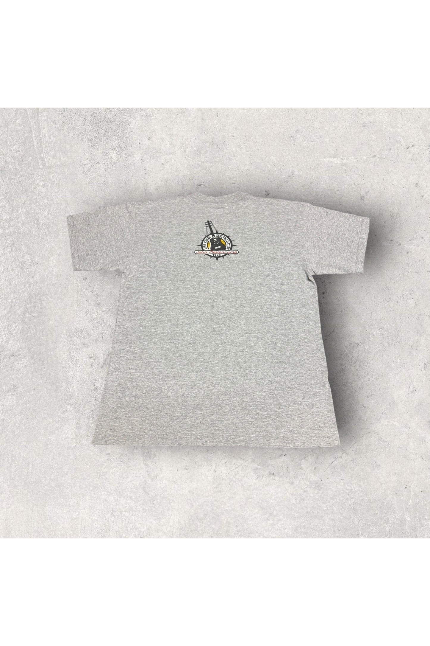 Vintage 1999 John Mellencamp Rural Electrification Tour I Knew Him When He Was Johnny Cougar Tee- L