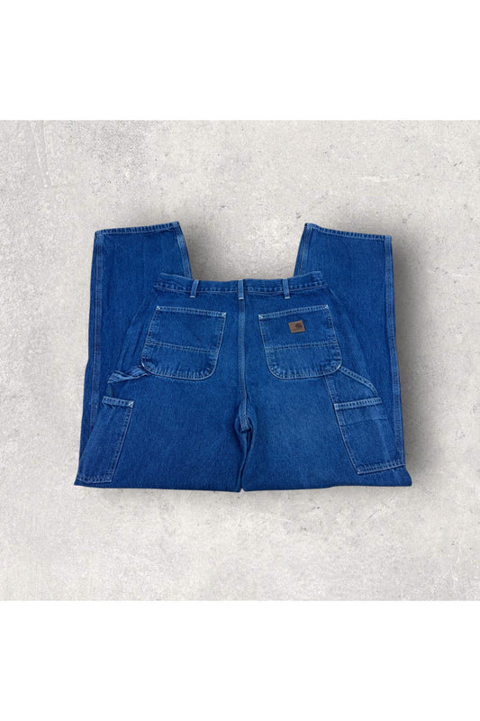 Carhartt Original Dungaree Fit B13 DST Carpenter Workwear Jeans- 34 x 34