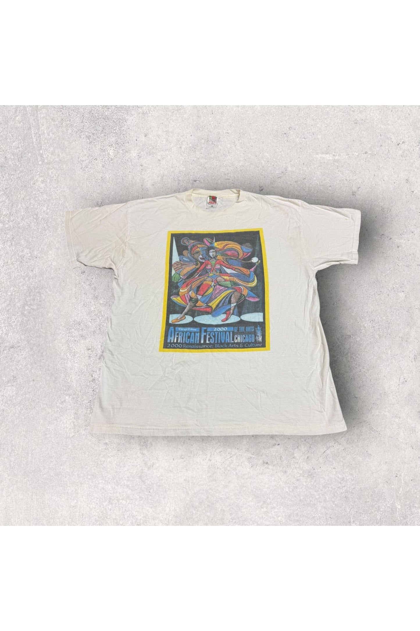 Vintage 2000 Chicago Tribune African Festival of the Arts Chicago Tee- XL