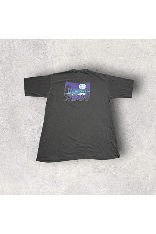 Vintage Redwood Sportswear John Fogerty Blue Moon Swamp World Tour Tee- L