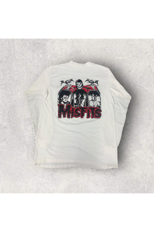 Vintage 90s Made In USA Misfits Long Sleeve- M