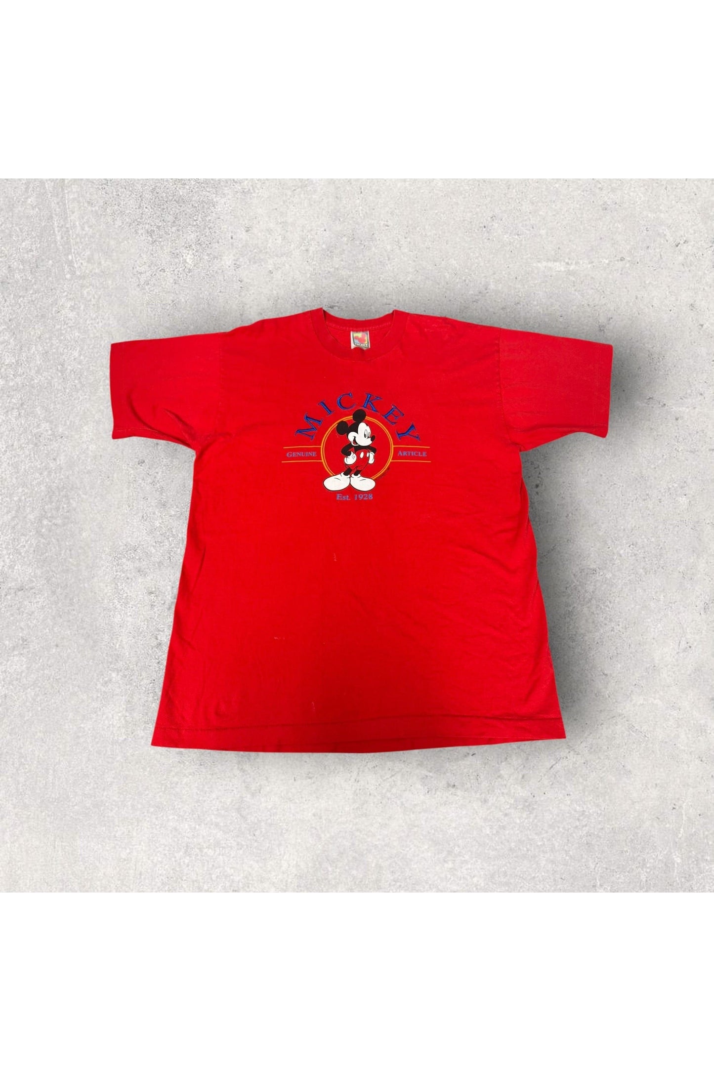 Vintage Mickey Unlimited Mickey Mouse Embroidered Tee- XL