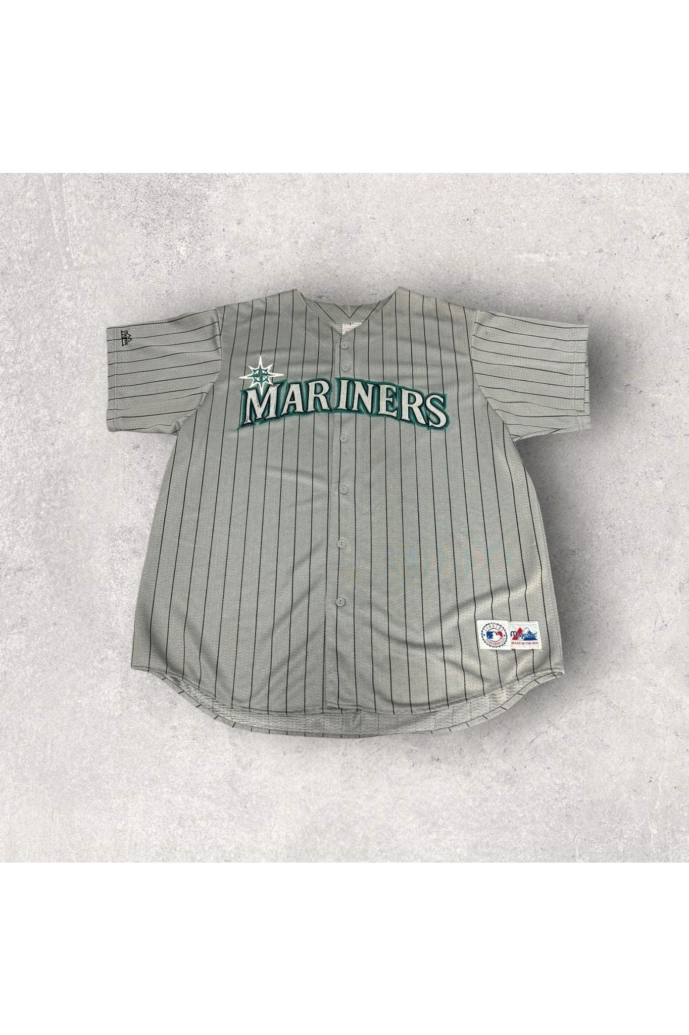 Vintage Made In USA Majestic Seattle Mariners Baseball Jersey- XXL
