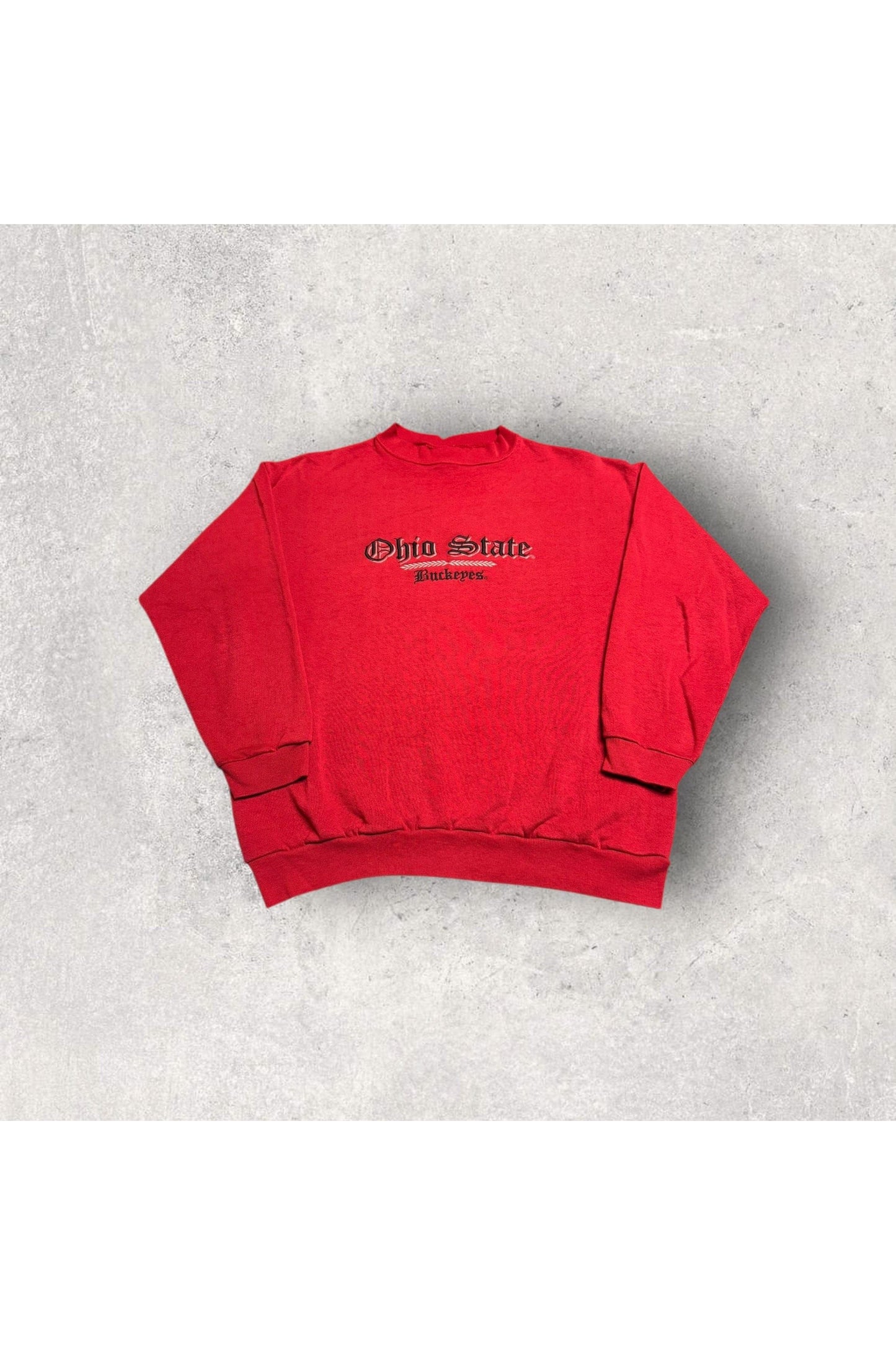 Vintage TSI 90s Ohio State Buckeyes Embroidered Crewneck- L