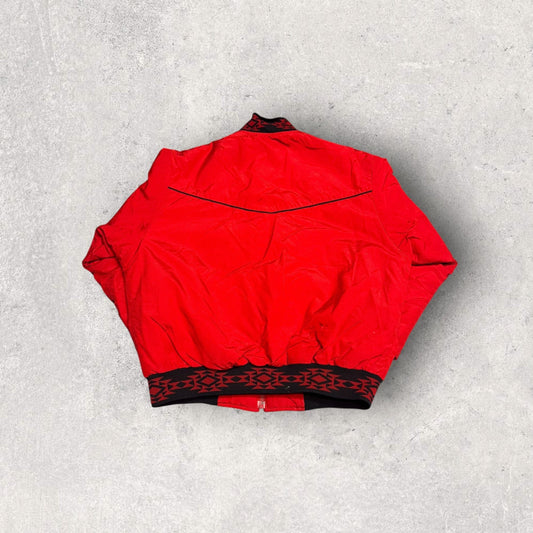 Vintage Comfy Casual Made In USA Youth Aztec Light Bomber Jacket- YTH L (14)