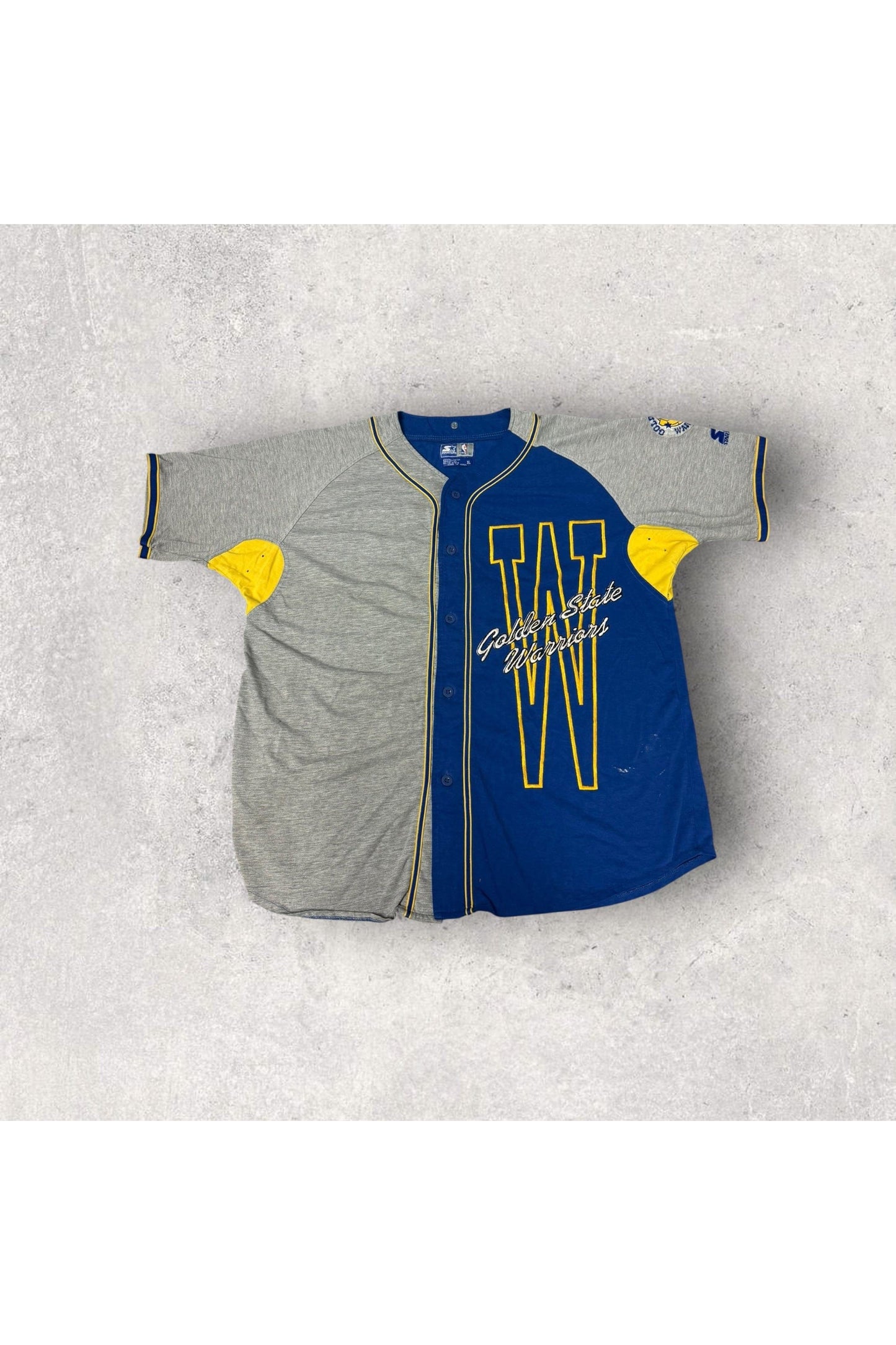 Vintage Starter Golden State Warriors Baseball Jersey- XL