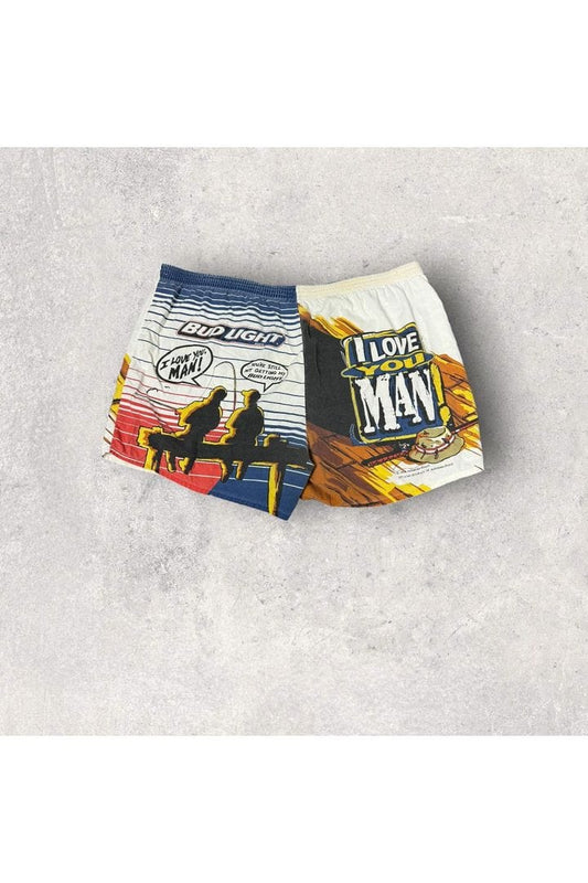 Vintage 1996 Bud Light I Love You Man! Boxer Shorts- XL