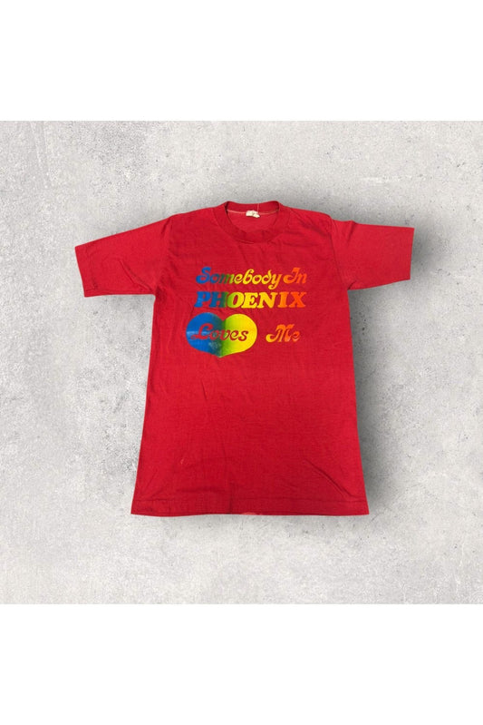Vintage Velva Sheen Somebody In Phoenix Loves Me Tee- M