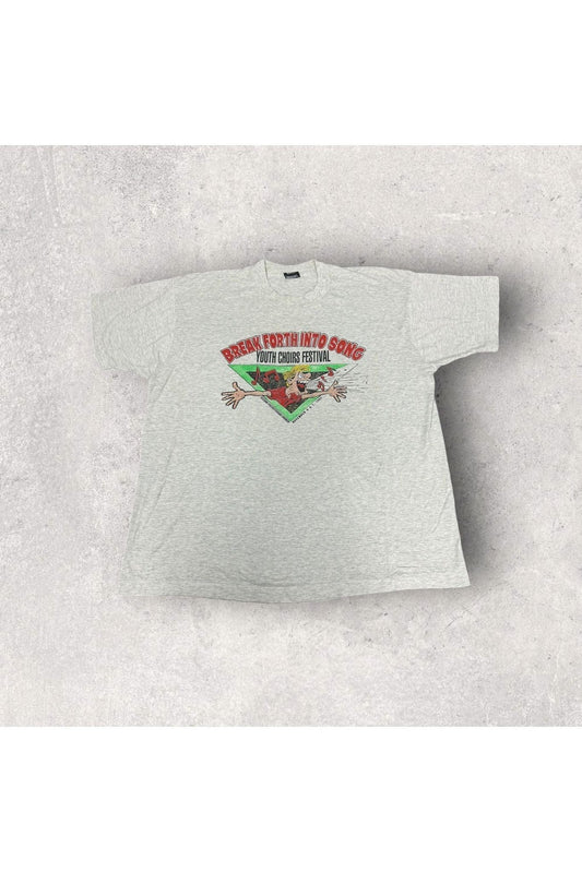 Vintage Best Screen Stars 1993 Break Forth Into Song Tee- XL