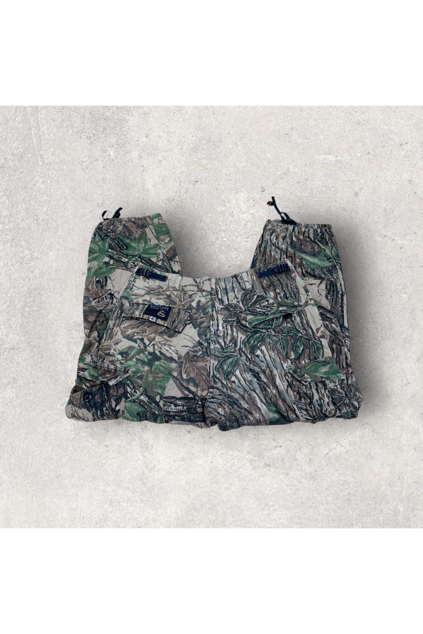 Vintage Made In USA Rattlers Brand Real Tree Camo Pants- M Reg