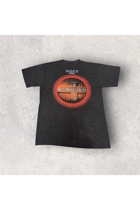 Vintage Murina 1997 Mobil One The Tour Reba x Brooks & Dunn Concert Tee- L