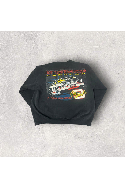 Vintage Jerzees 1994 Dale Earnhardt The Intimidator 7 Time Champion NASCAR Racing Crewneck- XL