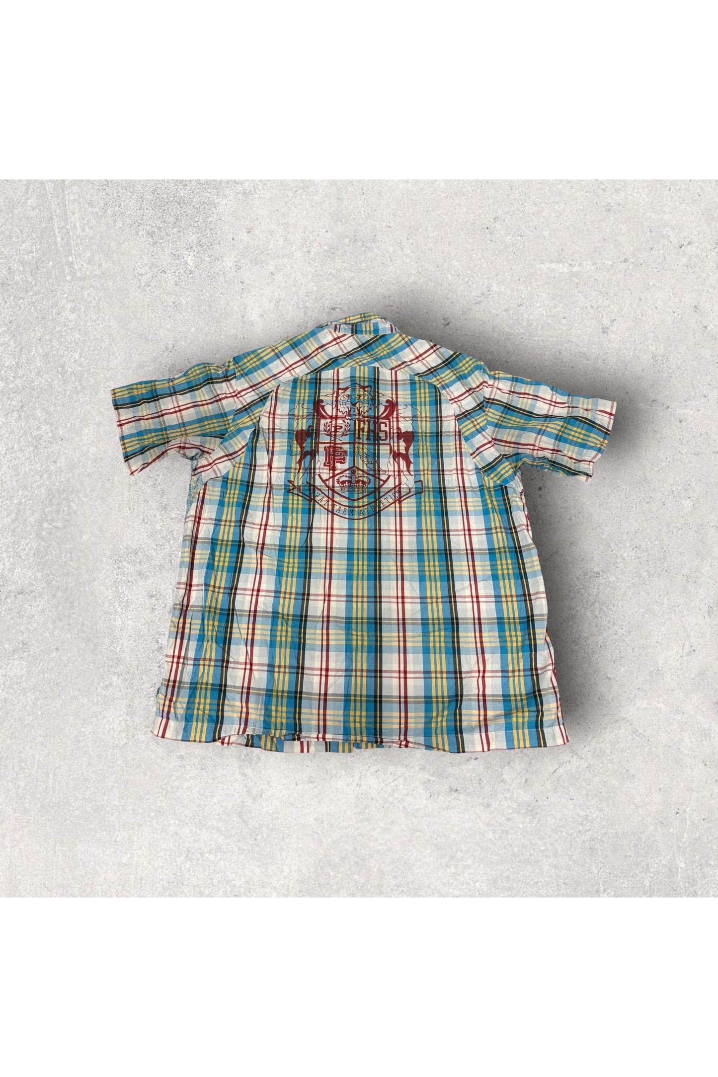 Vintage 2000s Y2K Phat Farm Short Sleeve Button Up- XXL