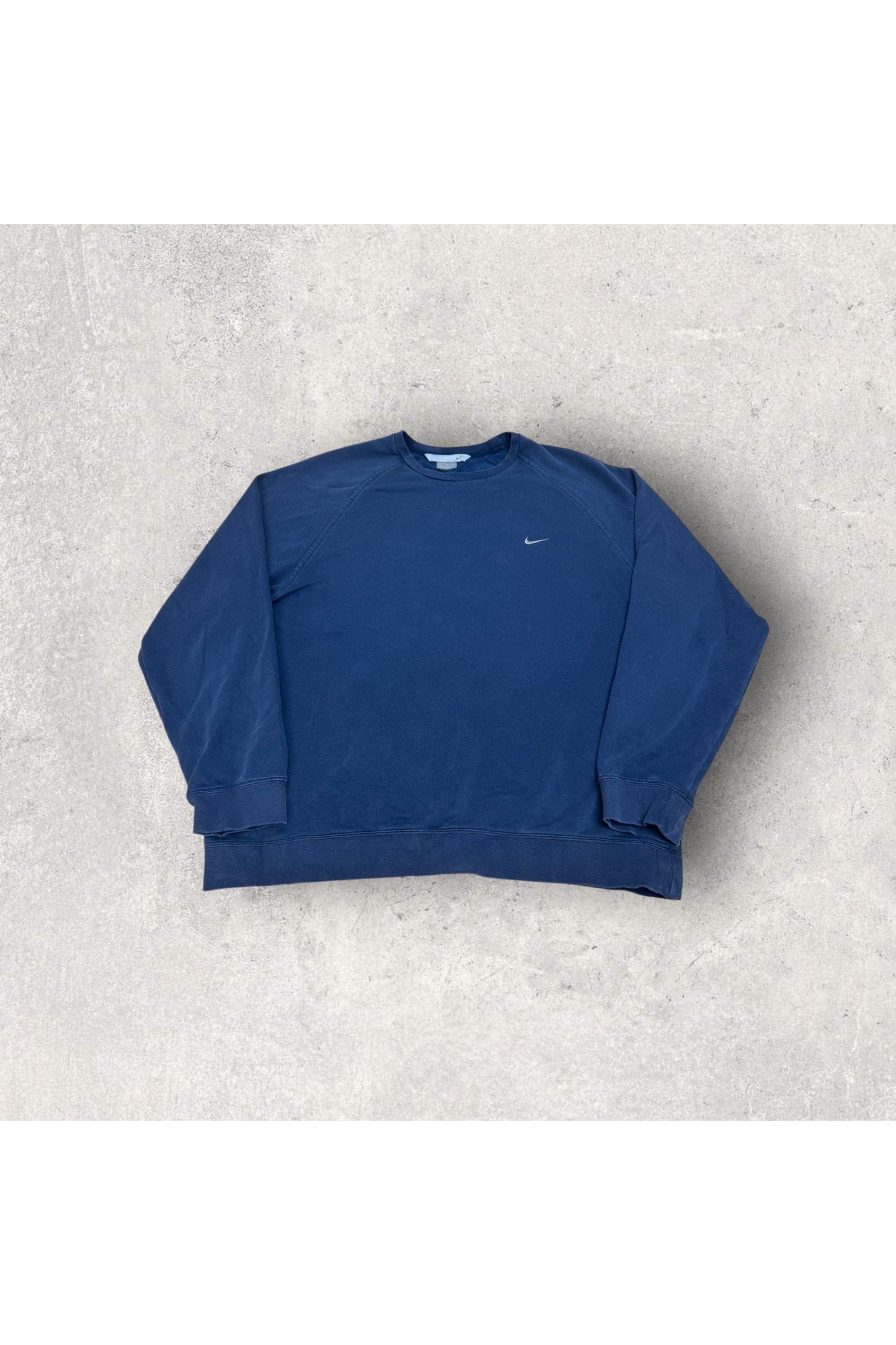 Vintage Y2K Nike Silver Tag Embroidered Mini Swoosh Crewneck- XL