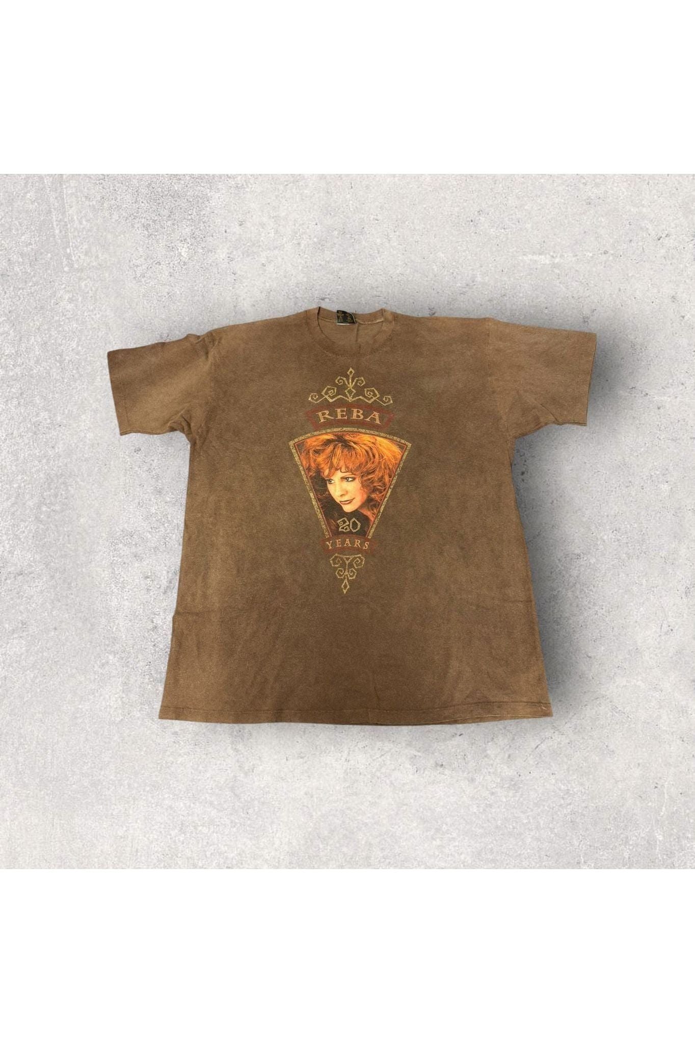 Vintage Touch of Gold 90s Reba 20 Years Tee- XL